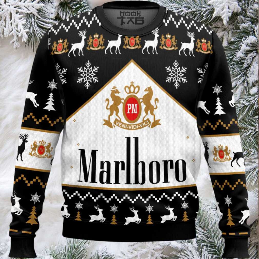 Marlboro Black Ugly Christmas Sweater