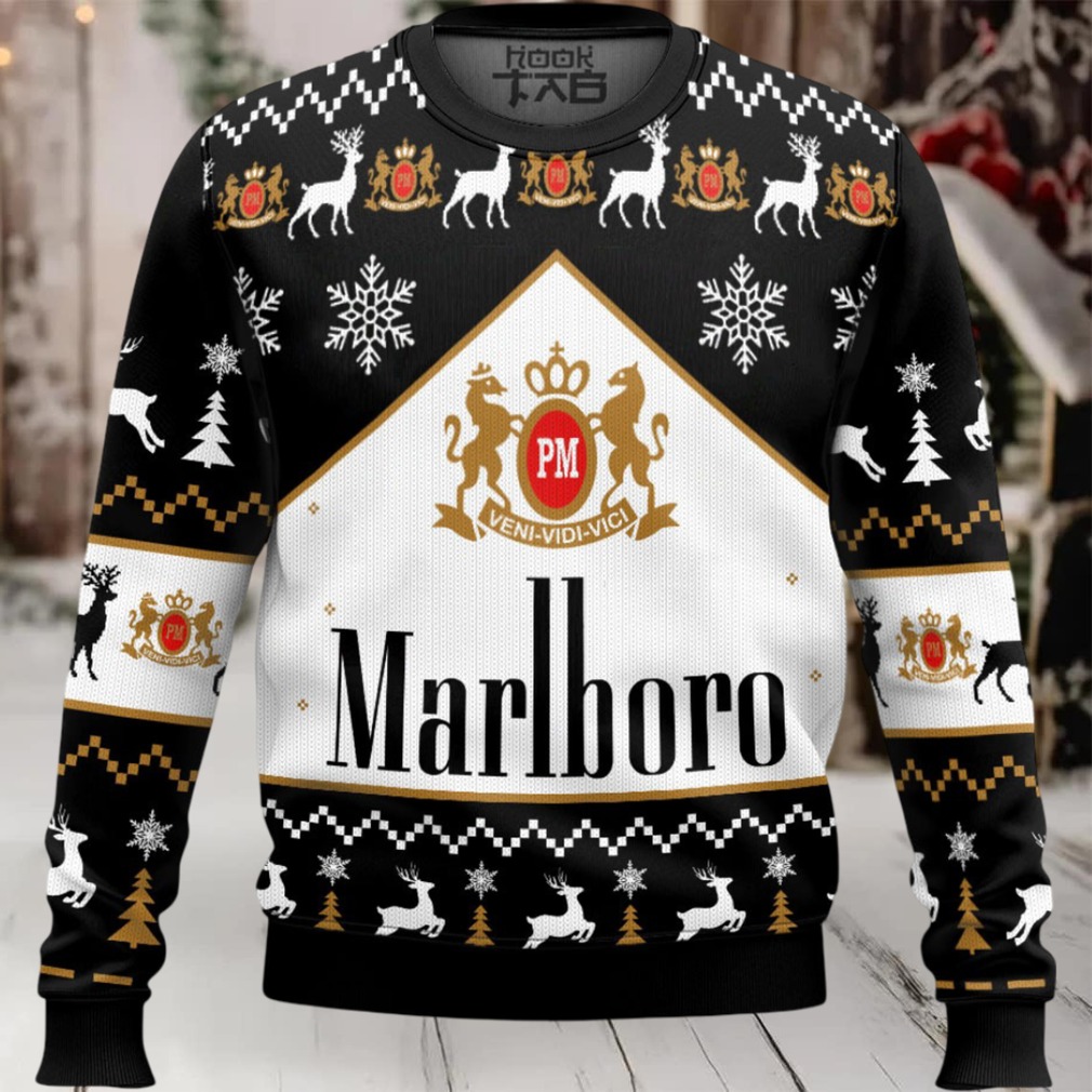 Marlboro Black Ugly Christmas Sweater