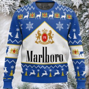 Marlboro Cool Menthol Ugly Christmas Sweater