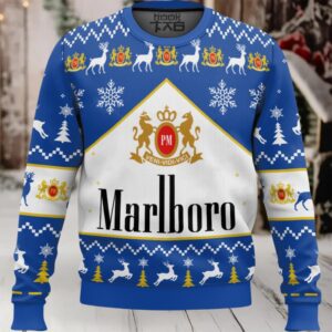 Marlboro Cool Menthol Ugly Christmas Sweater
