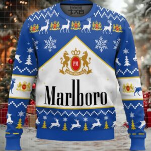 Marlboro Cool Menthol Ugly Christmas Sweater