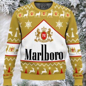 Marlboro Gold Ugly Christmas Sweater