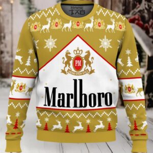 Marlboro Gold Ugly Christmas Sweater