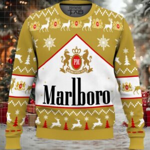 Marlboro Gold Ugly Christmas Sweater