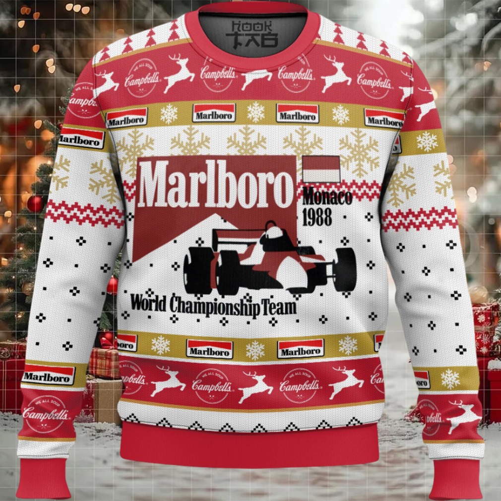 Marlboro Monaco 1988 Ugly Christmas Sweater Marlboro Monaco 1988 Ugly Christmas Sweater