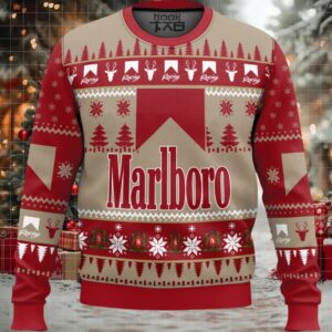 Marlboro Racing Ugly Christmas Sweater