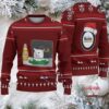 Cream & Blue Geometric Pattern “Busch Light Grinch Santa” Ugly Christmas Sweater Cream & Blue Geometric Pattern “Busch Light Grinch Santa” Ugly Christmas Sweater
