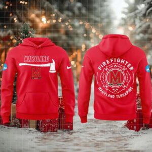 Maryland Terrapins Firefighter 2025 Appreciation For Fire Dept Hoodie T Shirt