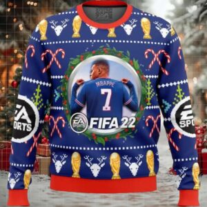Mbappe EA Sports FIFA Ugly Christmas Sweater