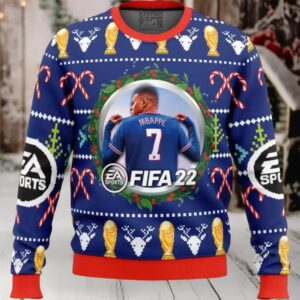Mbappe EA Sports FIFA Ugly Christmas Sweater