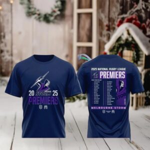 Melbourne Storm NRL Premiers 2025 shirt