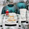 Santa Claus Basketball Player Ugly Christmas Sweaters Orange Matching Santa Claus Basketball Player Ugly Christmas Sweaters Orange Matching