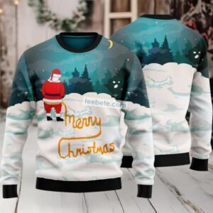 Meme Santa Merry Christmas Night Ugly Xmas Sweater