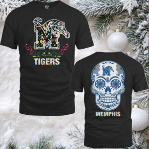 Memphis Tigers College Football Dia De Los Muertos T Shirt