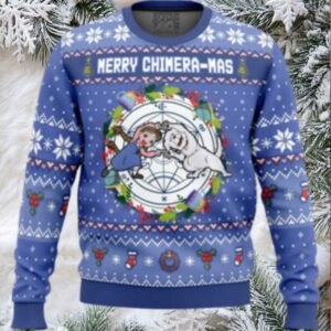 Merry Chimera mas Fullmetal Alchemist Christmas Sweater