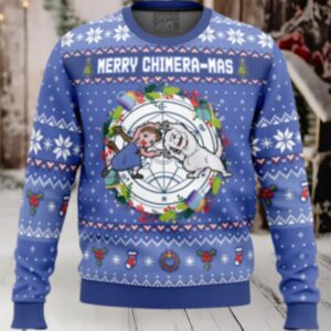 Merry Chimera mas Fullmetal Alchemist Christmas Sweater