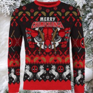 Merry Chimichanga Ugly Christmas Sweater