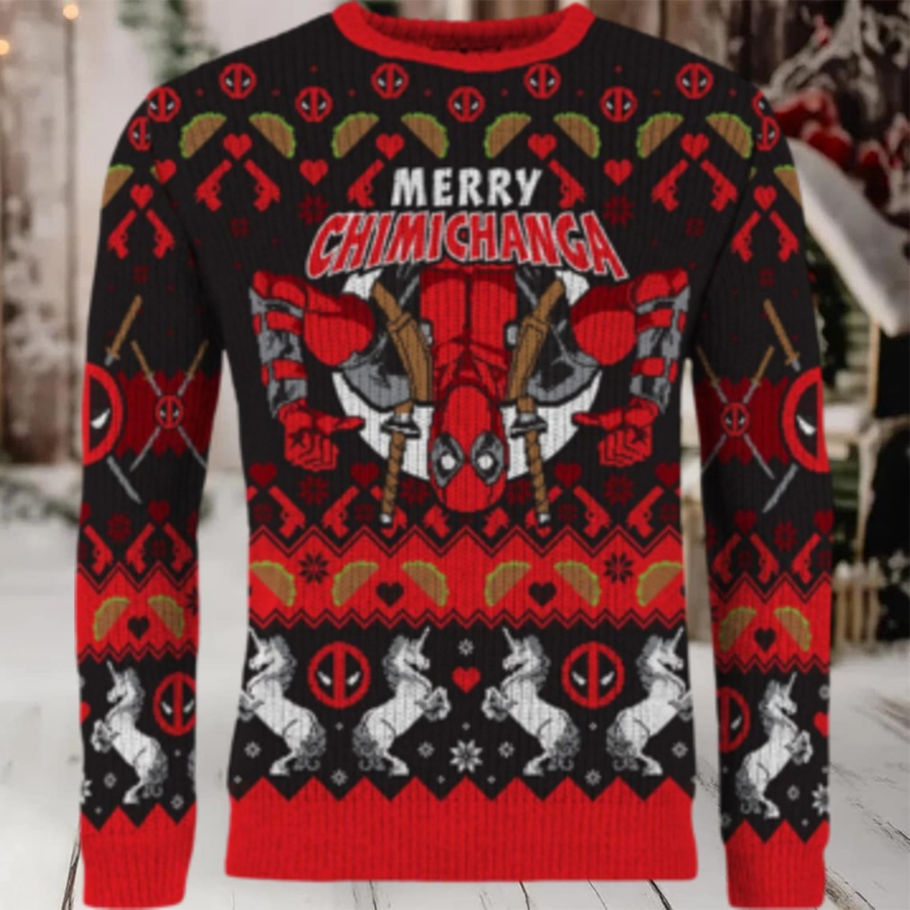 Merry Chimichanga Ugly Christmas Sweater