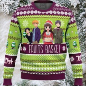 Merry Christmas Fruits Basket Ugly Christmas Sweater