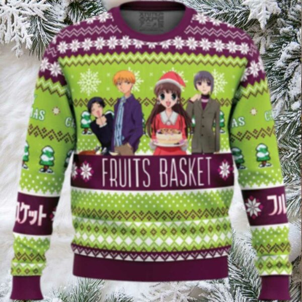 Merry Christmas Fruits Basket Ugly Christmas Sweater