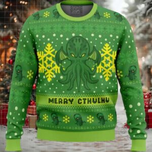 Merry Cthulhu Ugly Christmas Sweater