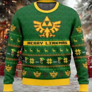 Merry Linkmas Zelda Ugly Christmas Sweater