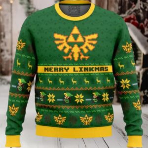 Merry Linkmas Zelda Ugly Christmas Sweater