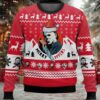 Moo Deng Bouncy Pig Ugly Christmas Sweater