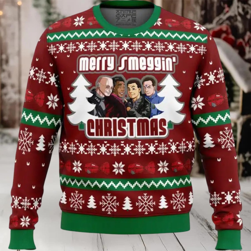 Merry Smeggin’ Christmas Red Dwarf Ugly Christmas Sweater