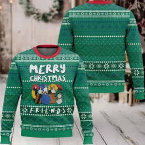 Merry Xmas Friends Ugly Christmas Sweater