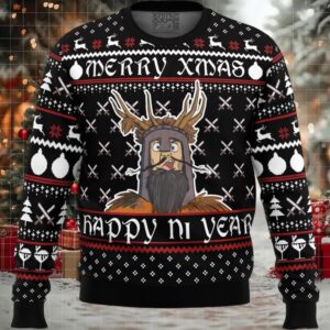 Merry Xmas Happy Ni Year Monty Python Ugly Christmas Sweater