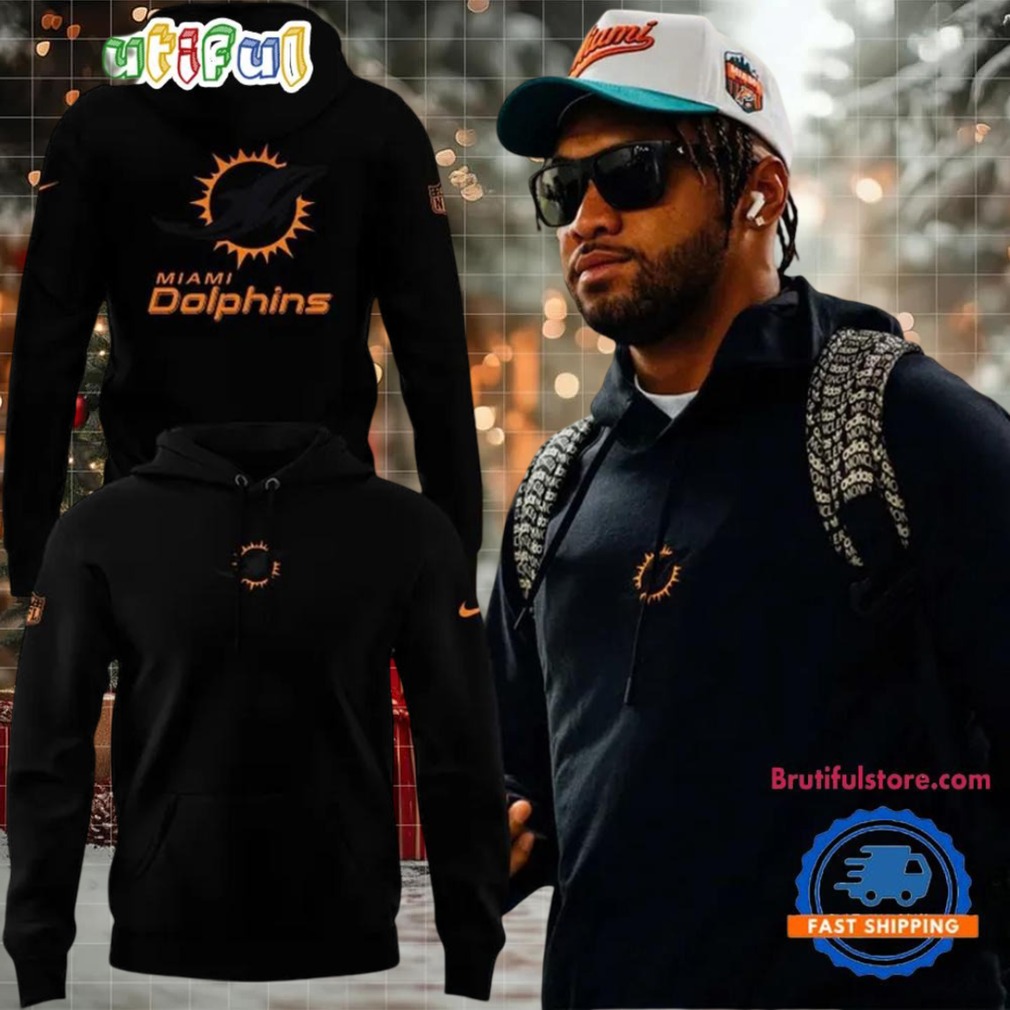 Miami Dolphins 2025 Football Special Edition Black Hoodie