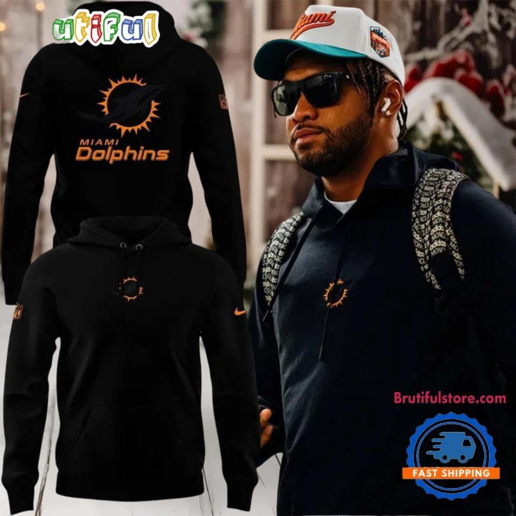 Miami Dolphins 2025 Football Special Edition Black Hoodie