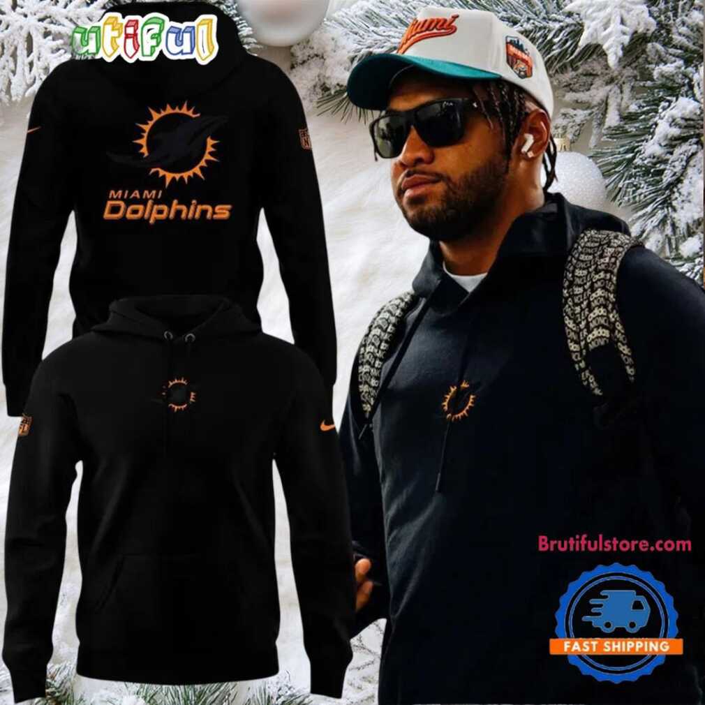 Miami Dolphins 2025 Football Special Edition Black Hoodie Miami Dolphins 2025 Football Special Edition Black Hoodie