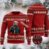 Santa Home Alone Ya Filthy Animal Ugly Sweaters For Couples White Red Santa Home Alone Ya Filthy Animal Ugly Sweaters For Couples White Red