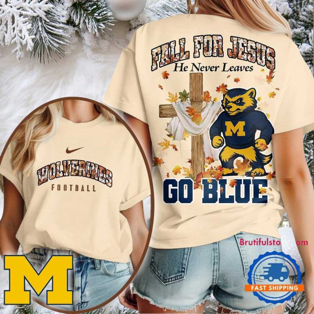 Michigan Wolverines 2025 NCAA Season Fall For Jesus Unisex 3D Shirt Michigan Wolverines 2025 NCAA Season Fall For Jesus Unisex 3D Shirt