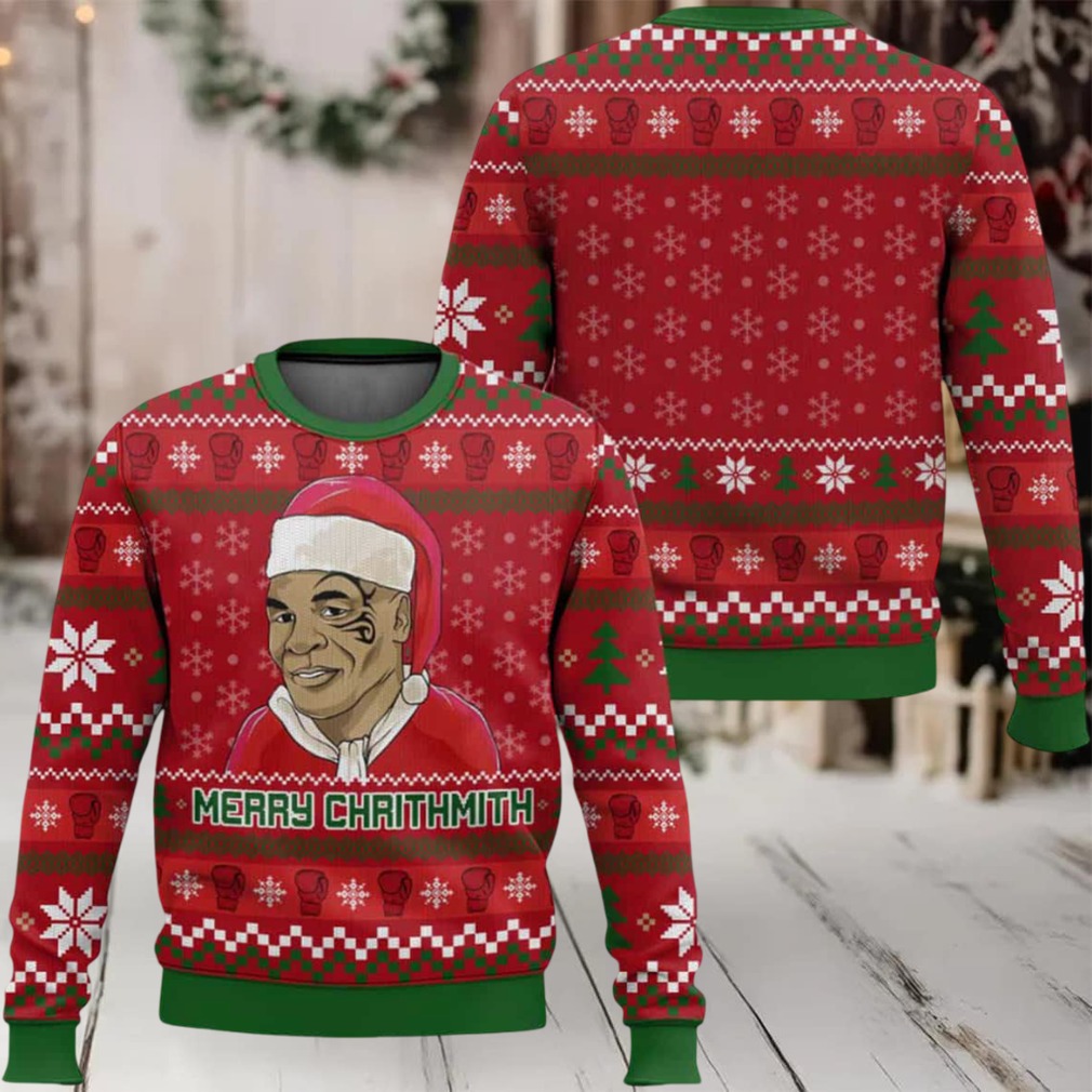 Mike Tyson Merry Chrithmith Ugly Christmas Sweater