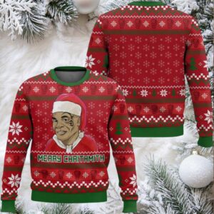 Mike Tyson Merry Chrithmith Ugly Christmas Sweater