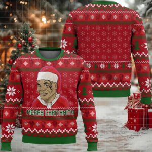 Mike Tyson Merry Chrithmith Ugly Christmas Sweater