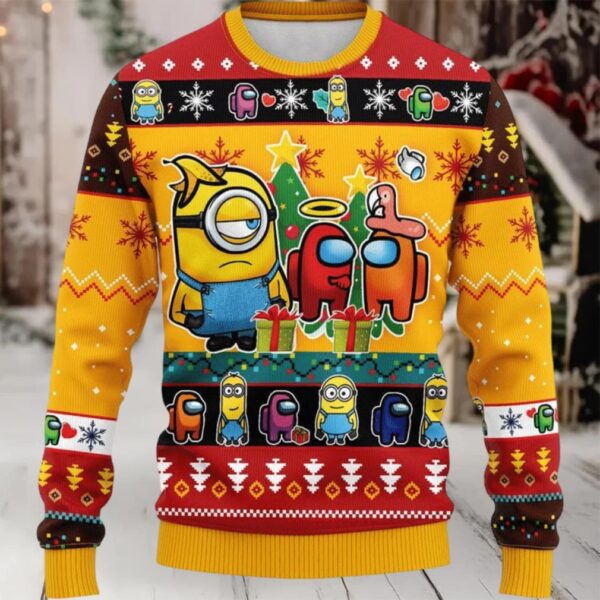 Minions 1 Ugly Sweater Gifts