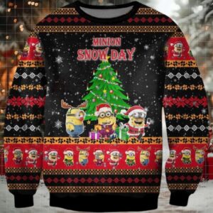 Minions Ugly Sweatshirt, Christmas Ugly Sweater