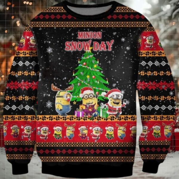 Minions Ugly Sweatshirt, Christmas Ugly Sweater