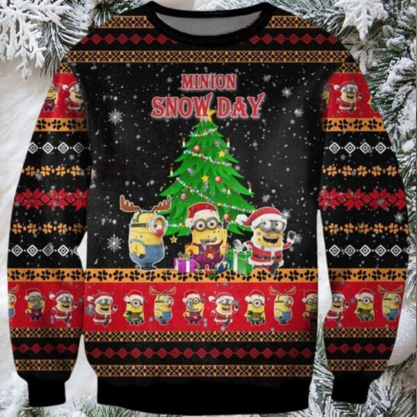 Minions Ugly Sweatshirt, Christmas Ugly Sweater