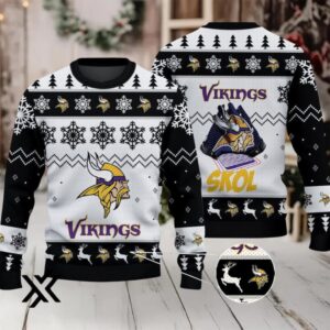 Minnesota Vikings Ugly Christmas Sweater 2025 X7LG2R2TR