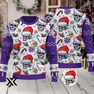 Minnesota Vikings Ugly Christmas Sweater 2025 X7LG2R2UJ