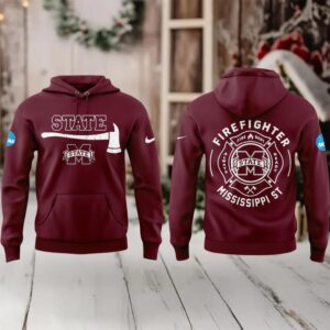 Mississippi State Bulldogs Firefighter 2025 Appreciation For Fire Dept Hoodie T Shirt