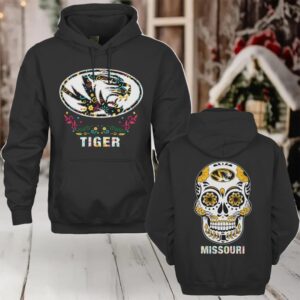 Missouri Tigers Dia De Los Muertos T Shirt College Football Fan Tee