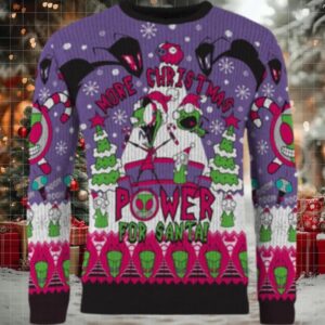 More Power For Santa Ugly Christmas Sweater