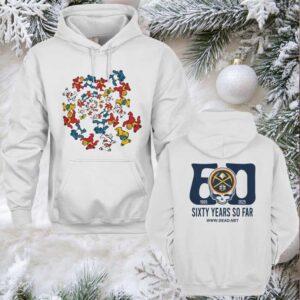 NBA Denver Nuggets 2025 Grateful Dead Band Sixty Years So Far T Shirt