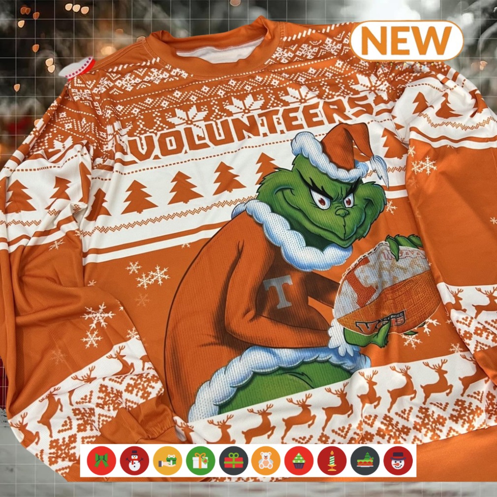 NCAA Tennessee Volunteers Grinch Ugly Sweater